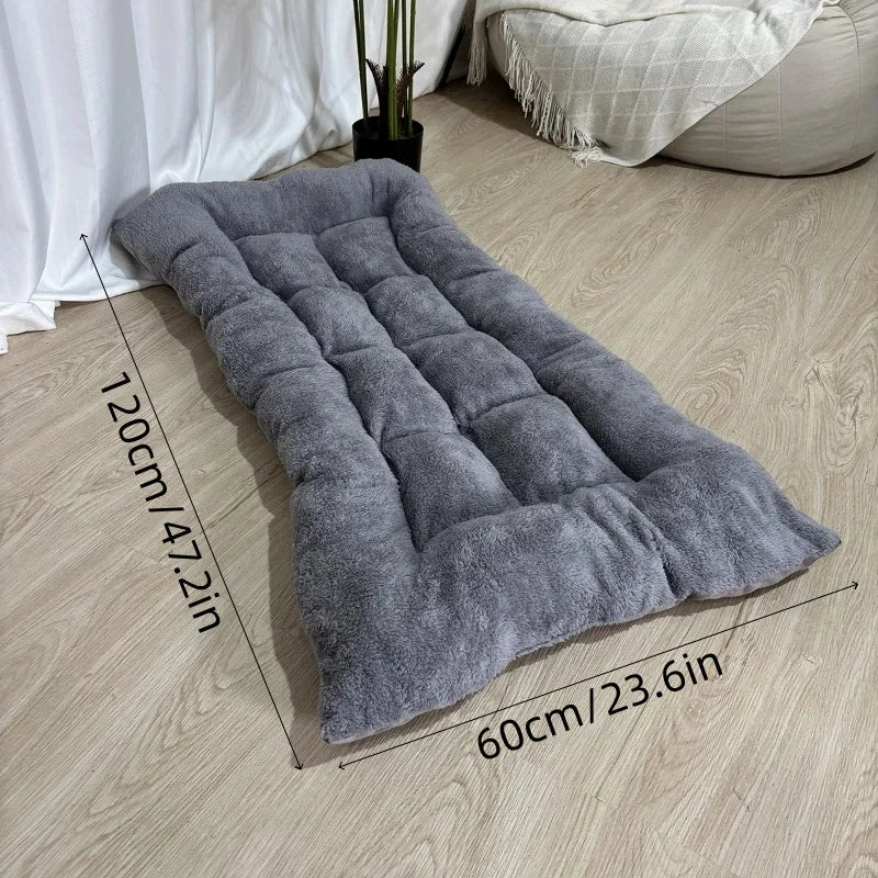 BOOTEELY Extra Large Plush Dog Bed Sofa Thickened Super Soft Polyester Pet Mat Dog Crate Mat Bed For Small Medium Large Dog Bed