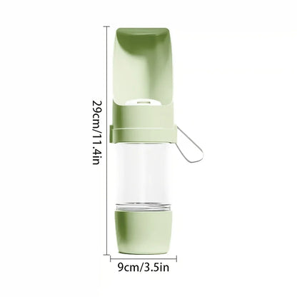 Portable Dog Water Bottle with Dispenser