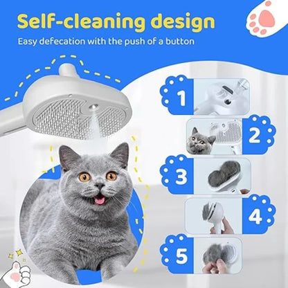 AquaGroom™ Brush 🐾💦 — Detangle & Freshen in One Step