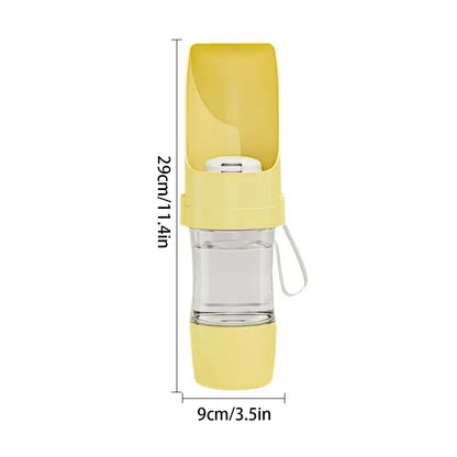 Portable Dog Water Bottle with Dispenser
