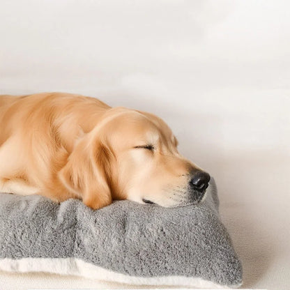 BOOTEELY Extra Large Plush Dog Bed Sofa Thickened Super Soft Polyester Pet Mat Dog Crate Mat Bed For Small Medium Large Dog Bed