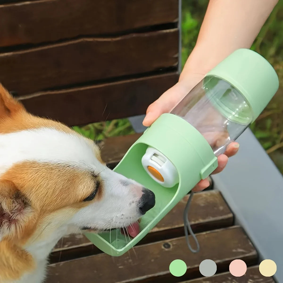 Portable Dog Water Bottle with Dispenser