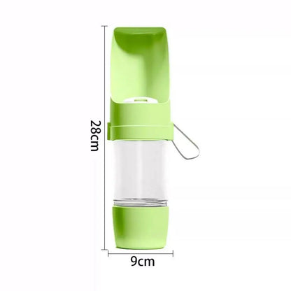 Portable Dog Water Bottle with Dispenser